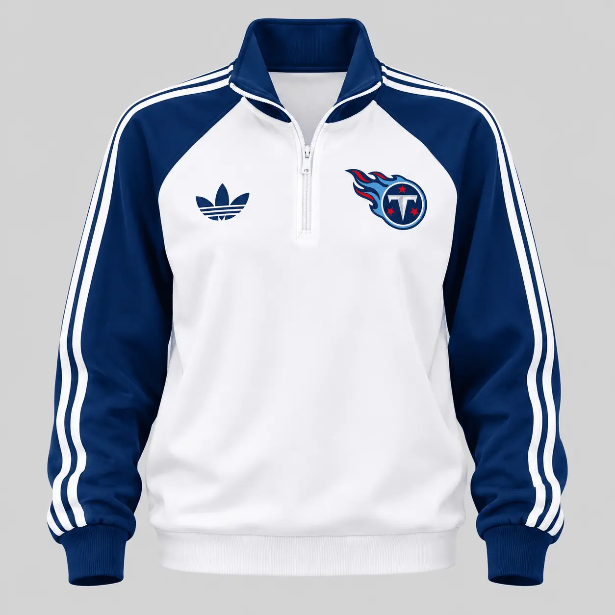 Tennessee Titans | NFL Raglan Quarter Zip Wide Leg Set TD - Image 2