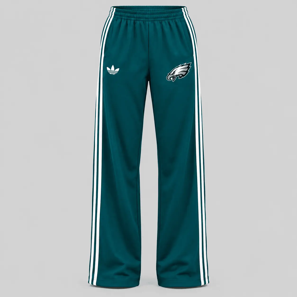 Philadelphia Eagles | NFL Raglan Quarter Zip Wide Leg Set TD - Image 3