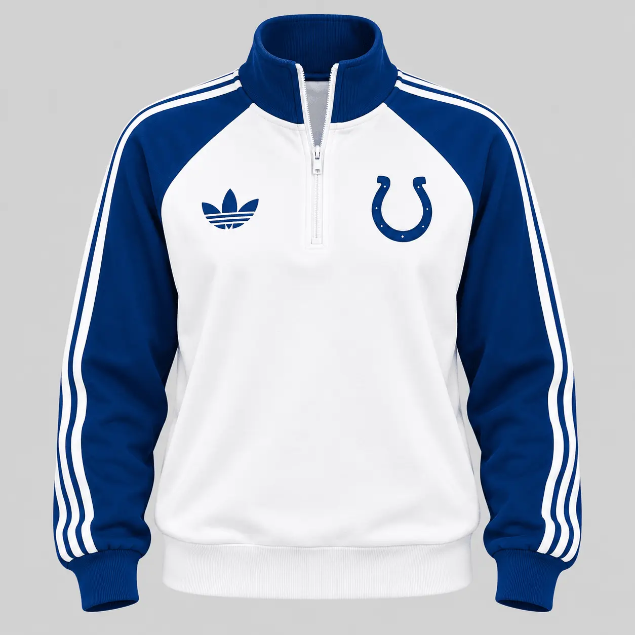 Indianapolis Colts | NFL Raglan Quarter Zip Wide Leg Set TD - Image 2