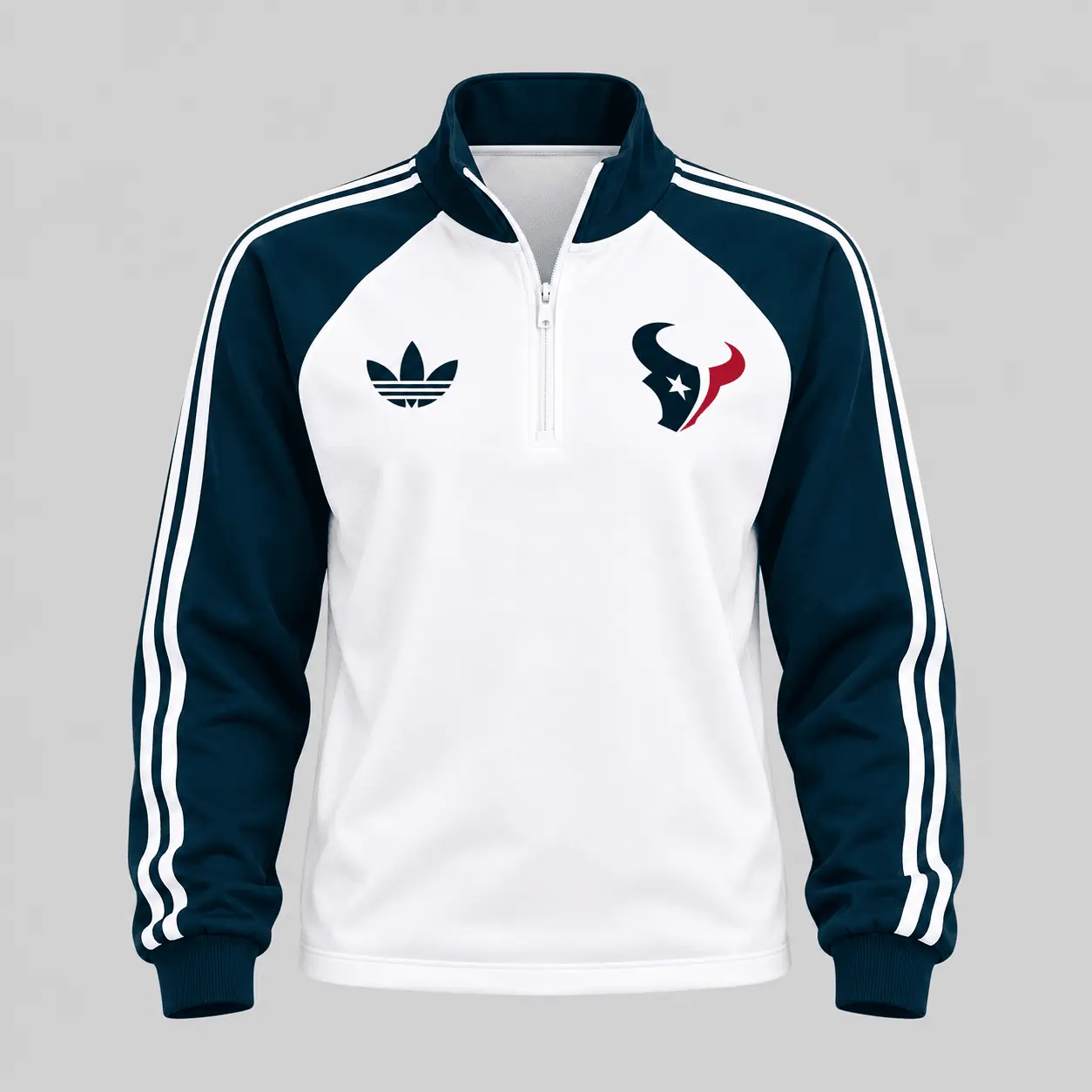 Houston Texans | NFL Raglan Quarter Zip Wide Leg Set TD - Image 2