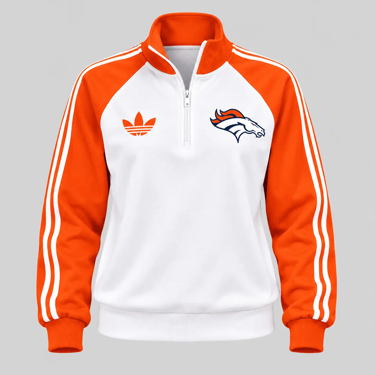 Denver Broncos | NFL Raglan Quarter Zip Wide Leg Set TD - Image 2
