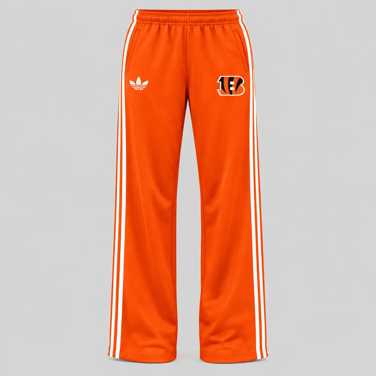 Cincinnati Bengals | NFL Raglan Quarter Zip Wide Leg Set TD - Image 3