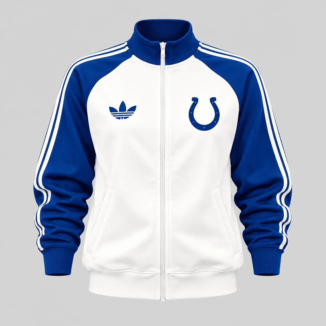 Indianapolis Colts | NFL Retro Track Jacket Pants Set TD - Image 2