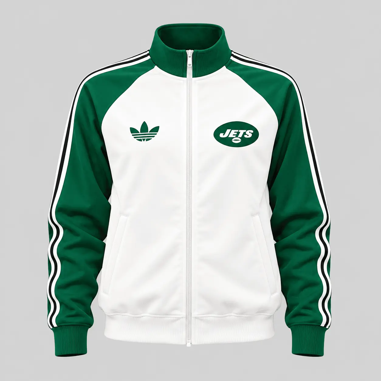 New York Jets | NFL Retro Track Jacket Pants Set TD - Image 2