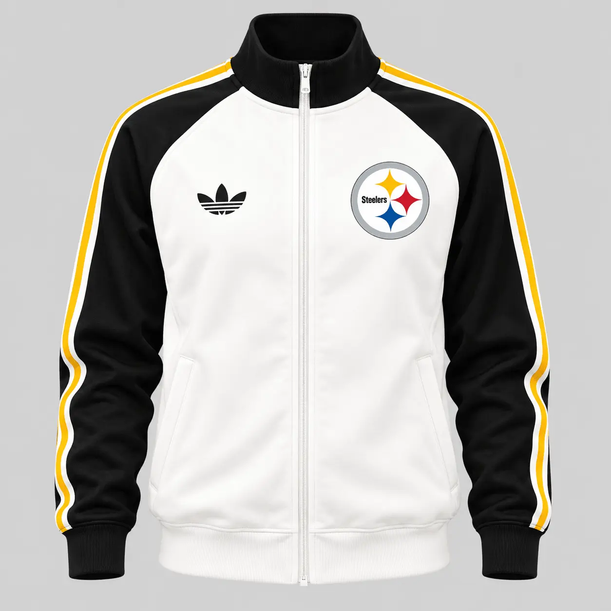 Pittsburgh Steelers | NFL Retro Track Jacket Pants Set TD - Image 2