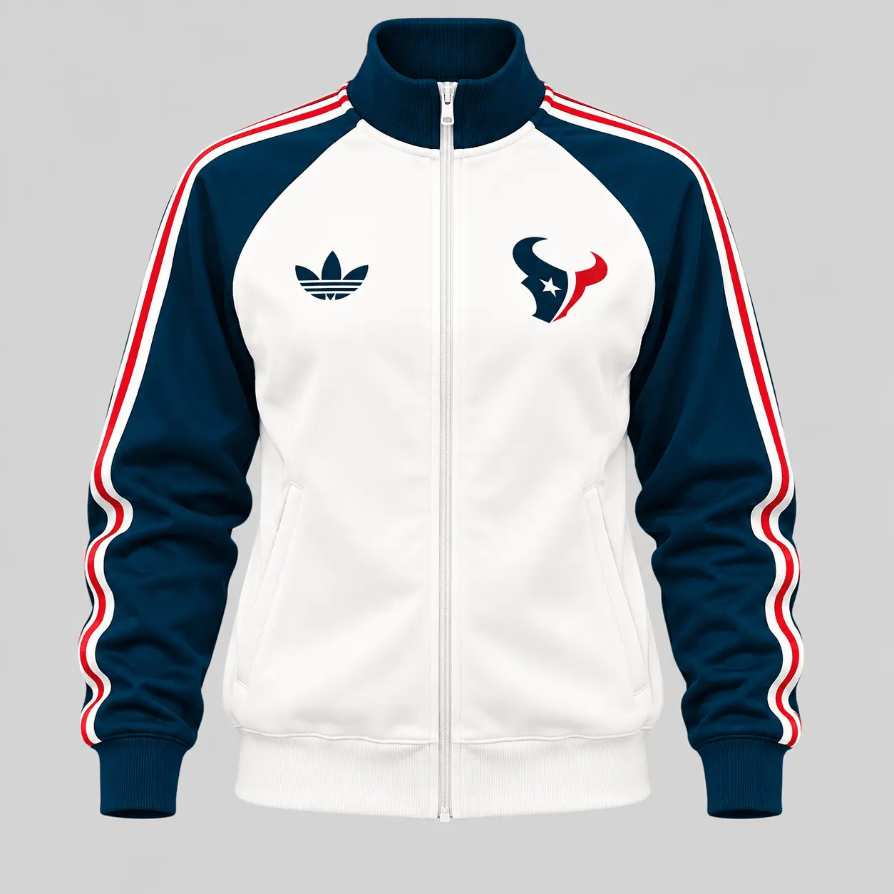 Houston Texans | NFL Retro Track Jacket Pants Set TD - Image 2