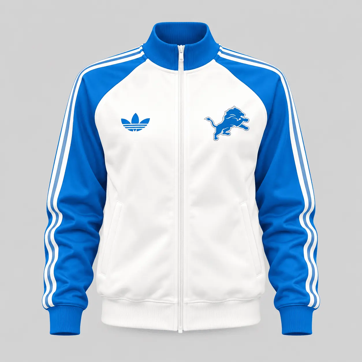 Detroit Lions | NFL Retro Track Jacket Pants Set TD - Image 2