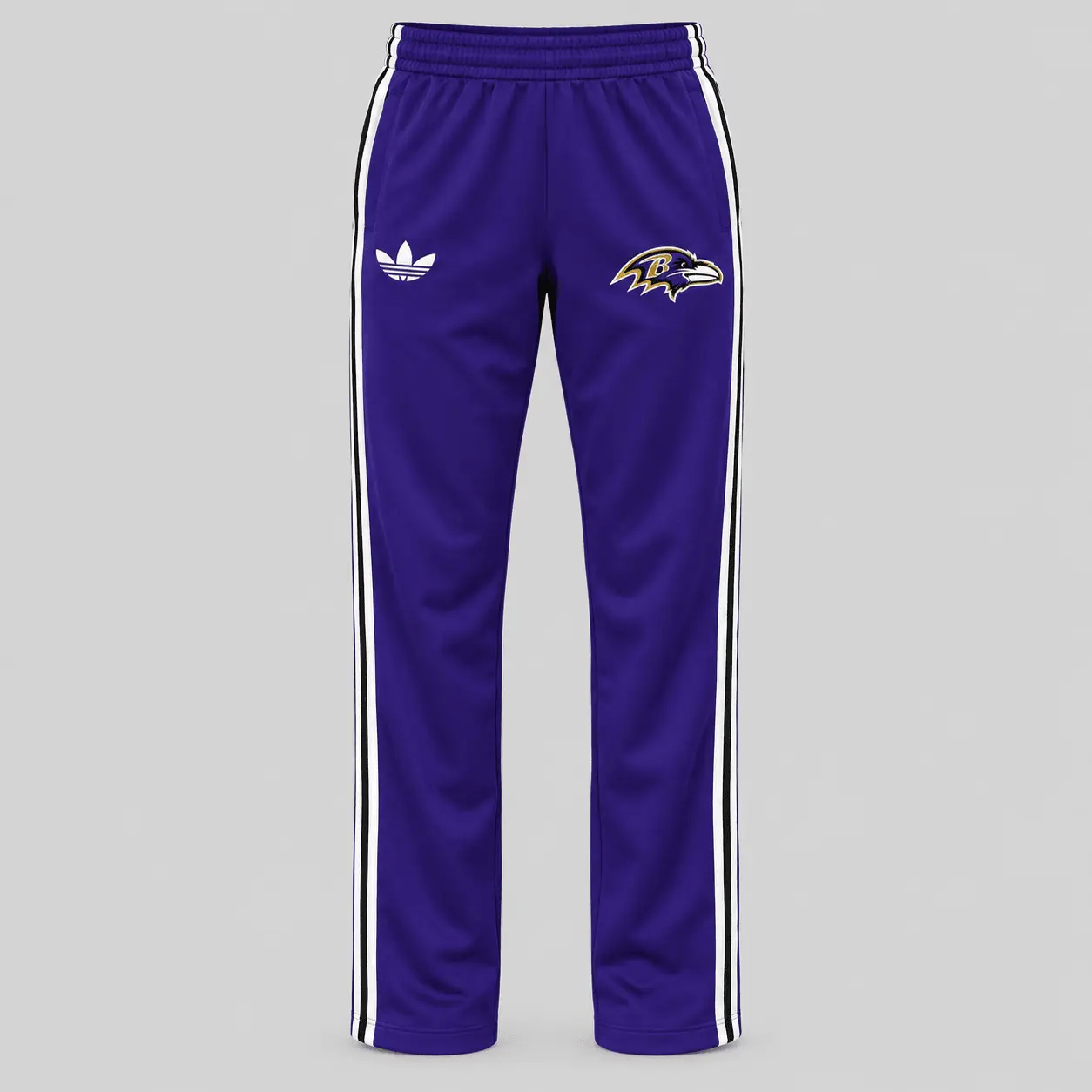 Baltimore Ravens | NFL Retro Track Jacket Pants Set TD - Image 3