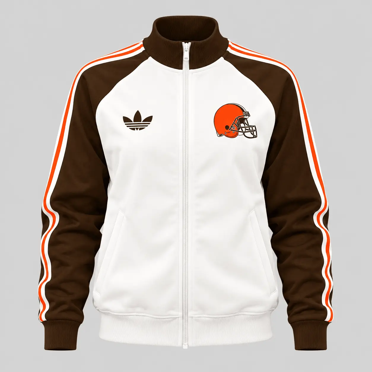 Cleveland Browns | NFL Retro Track Jacket Pants Set TD - Image 2