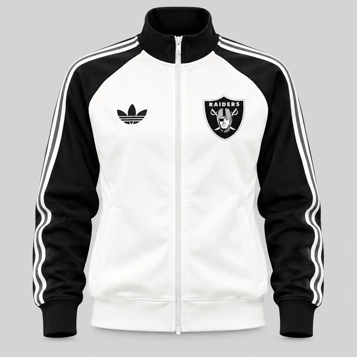 Las Vegas Raiders | NFL Retro Track Jacket Pants Set TD - Image 2
