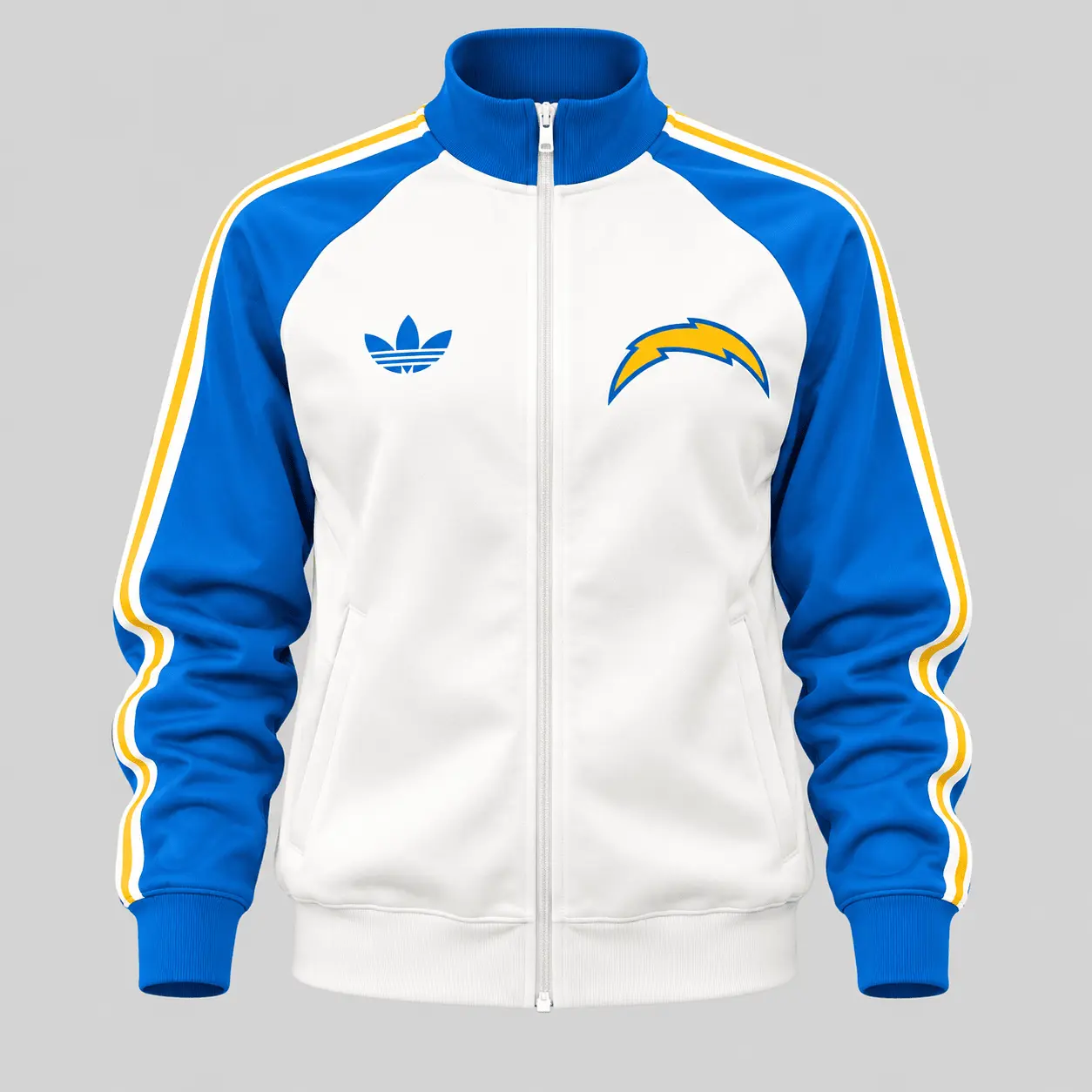 Los Angeles Chargers | NFL Retro Track Jacket Pants Set TD - Image 2