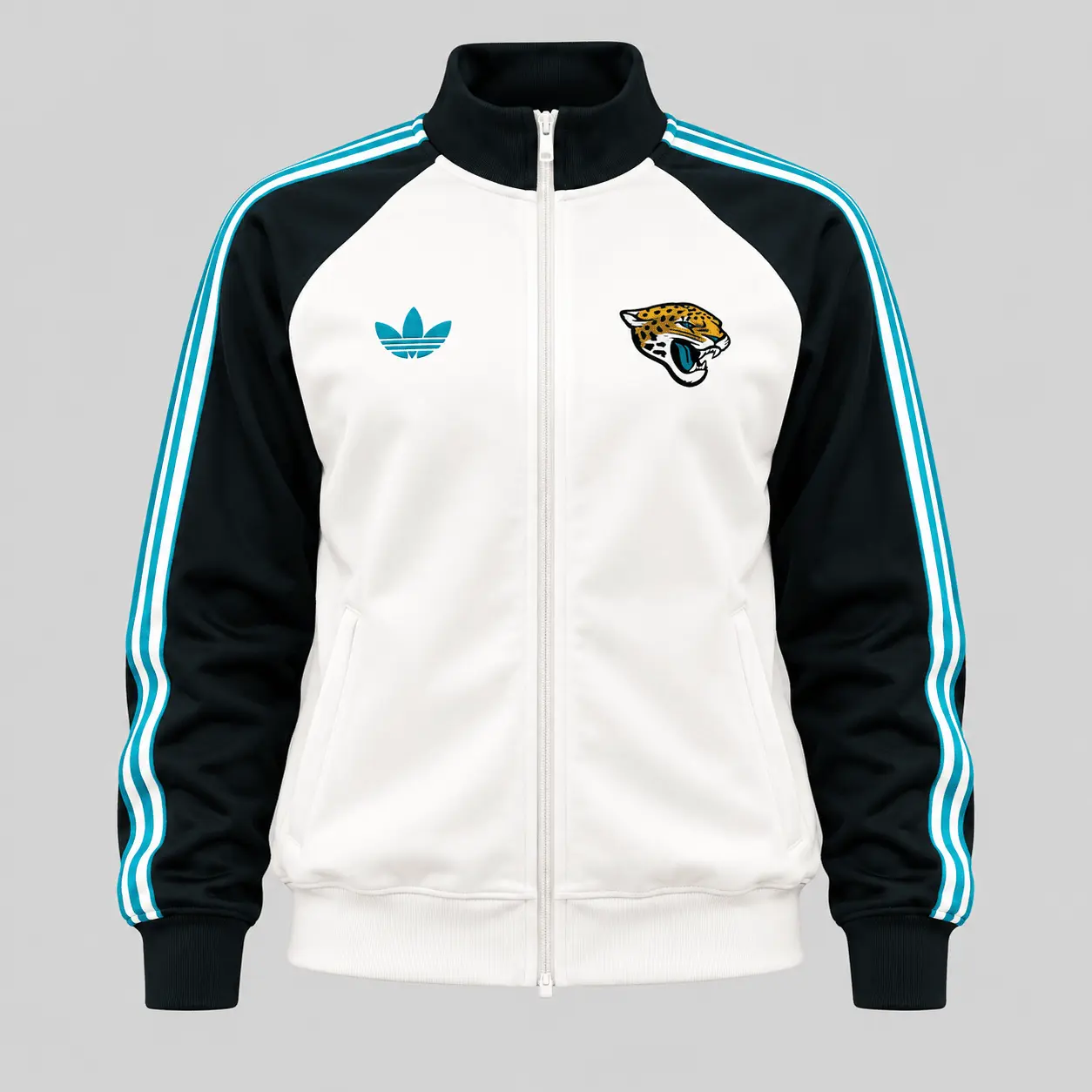 Jacksonville Jaguars | NFL Retro Track Jacket Pants Set TD - Image 2