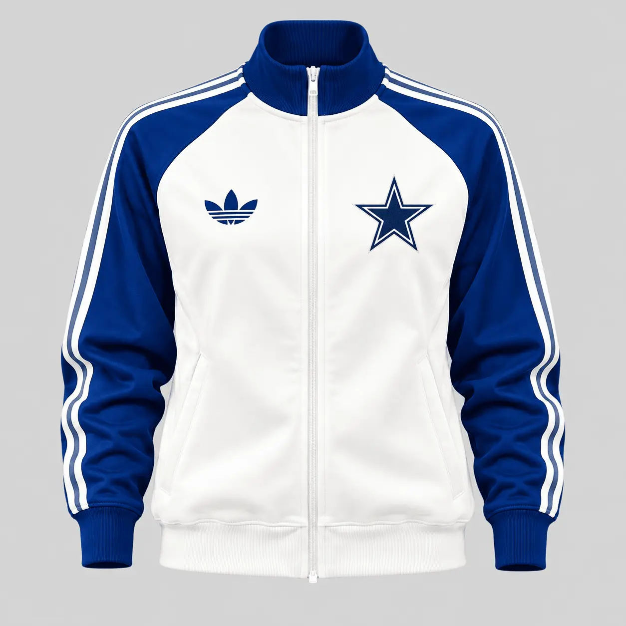 Dallas Cowboys | NFL Retro Track Jacket Pants Set TD - Image 2