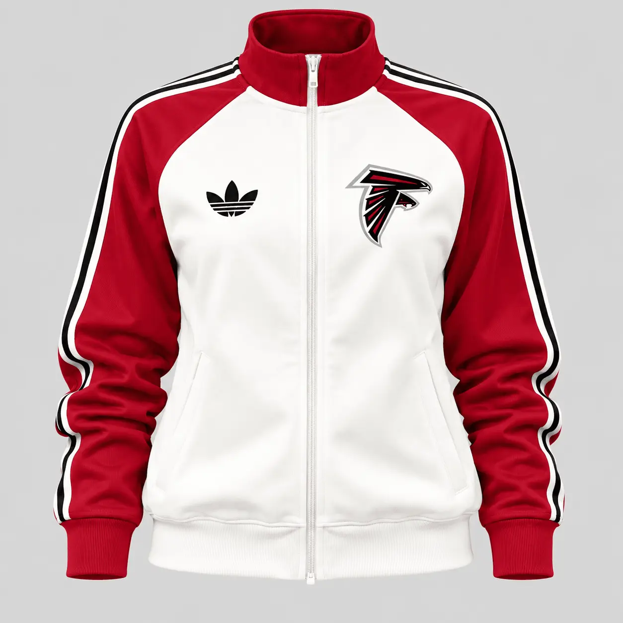 Atlanta Falcons | NFL Retro Track Jacket Pants Set TD - Image 2