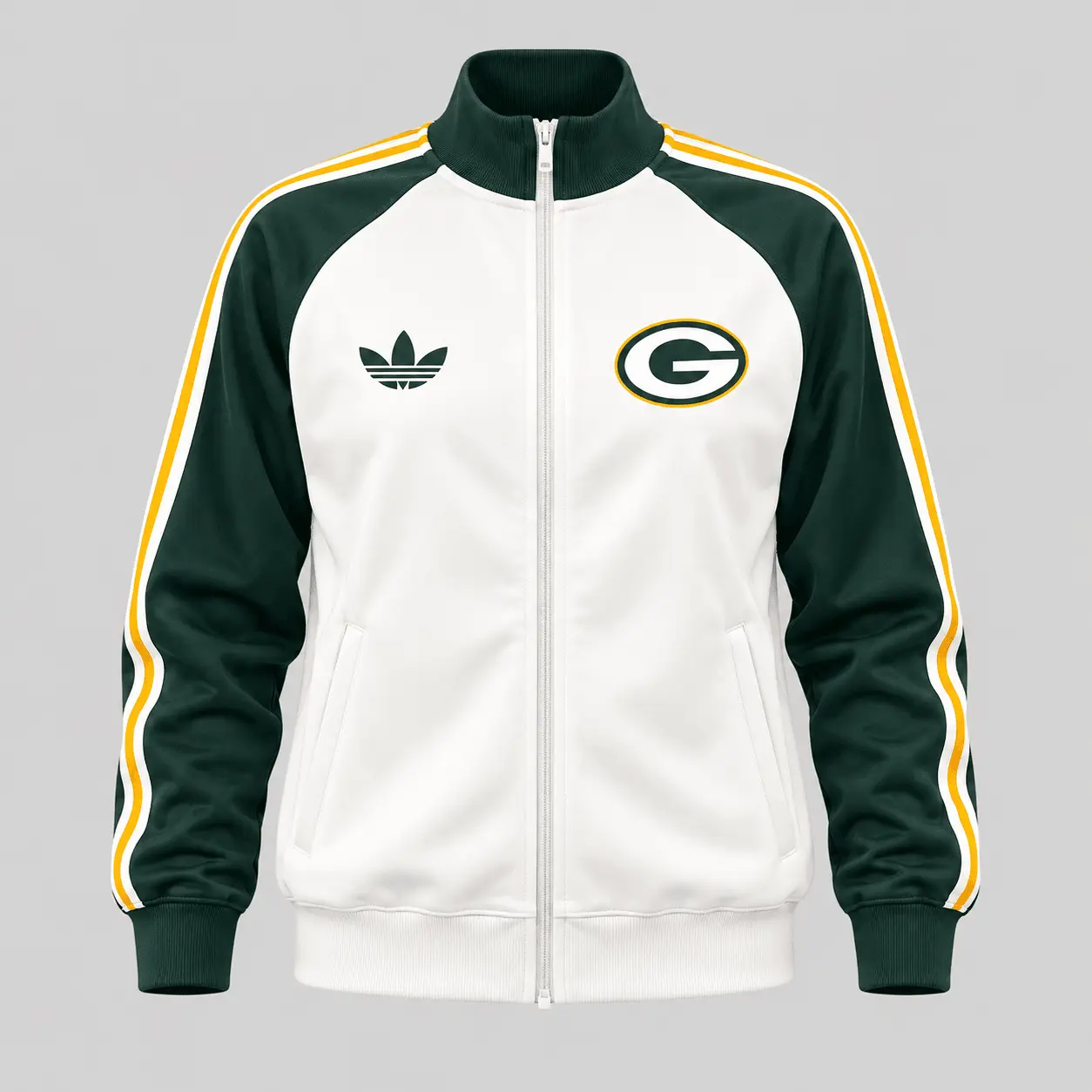 Green Bay Packers | NFL Retro Track Jacket Pants Set TD - Image 2