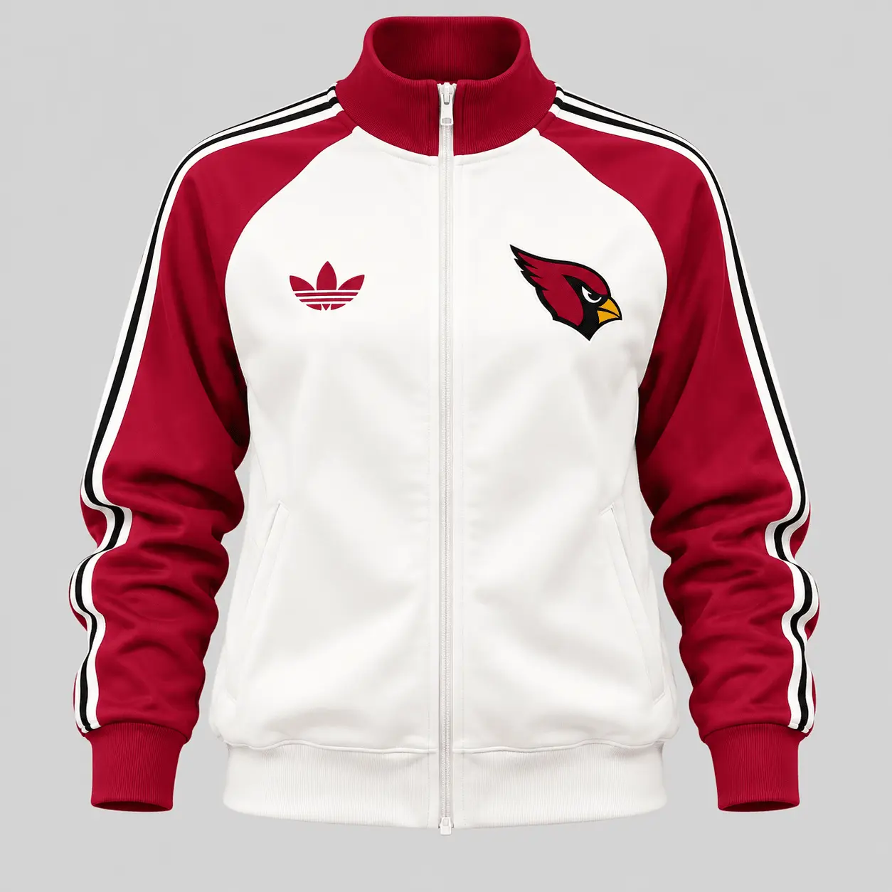 Arizona Cardinals | NFL Retro Track Jacket Pants Set TD - Image 2