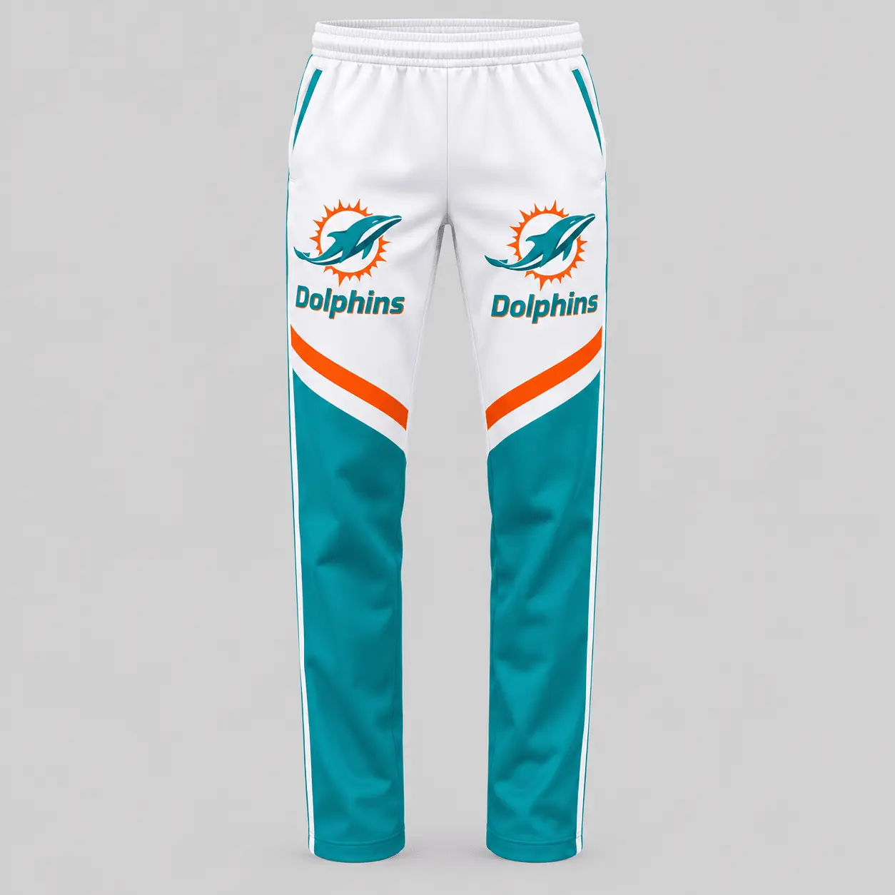 Miami Dolphins | NFL Color Block Track Jacket Jogger Set TD - Image 3