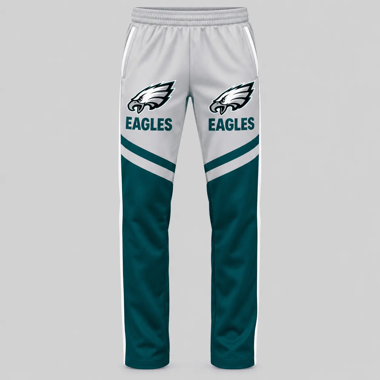Philadelphia Eagles | NFL Color Block Track Jacket Jogger Set TD - Image 3