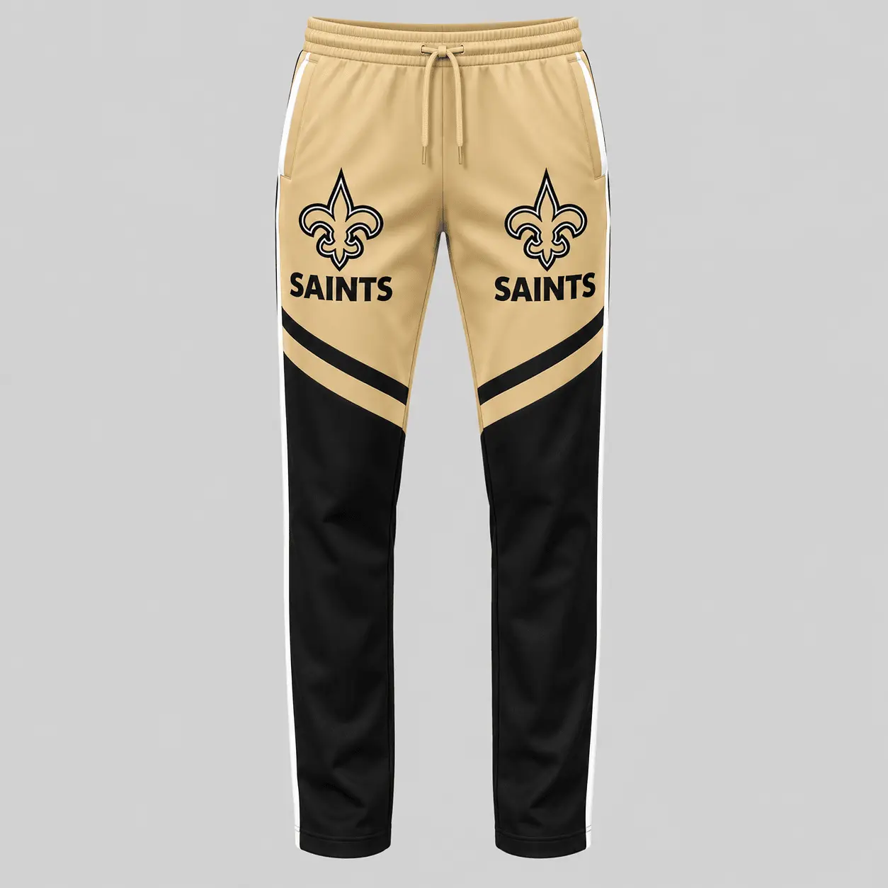 New Orleans Saints | NFL Color Block Track Jacket Jogger Set TD - Image 3