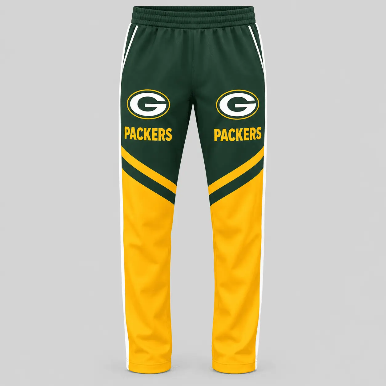 Green Bay Packers | NFL Color Block Track Jacket Jogger Set TD - Image 3