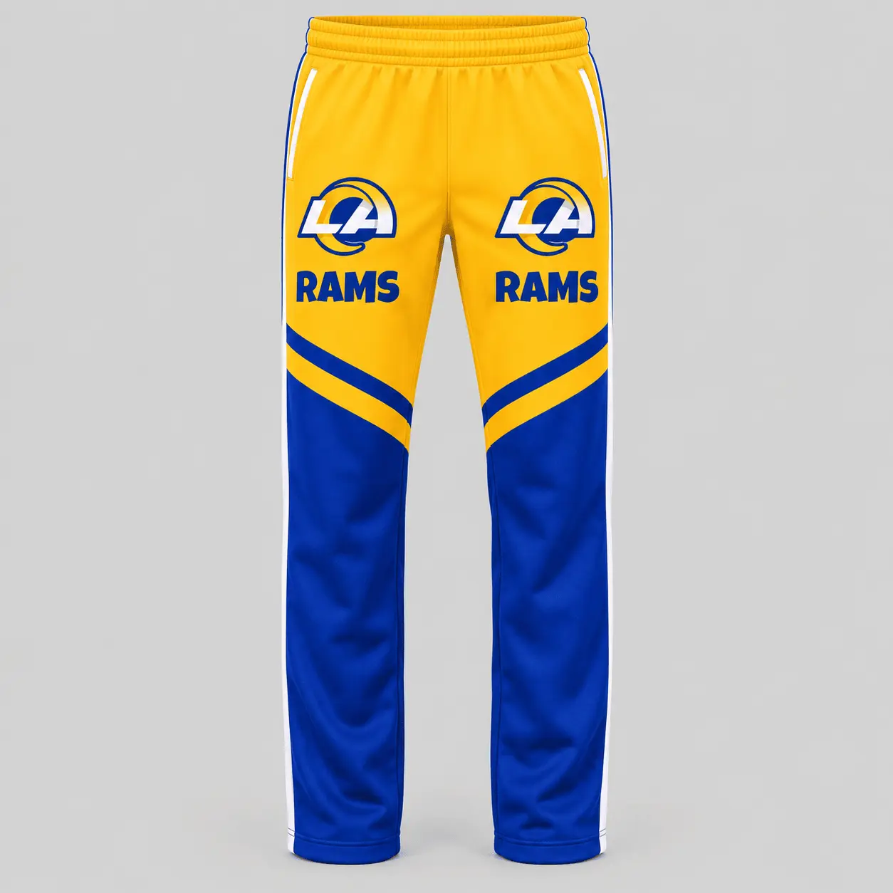 Los Angeles Rams | NFL Color Block Track Jacket Jogger Set TD - Image 3