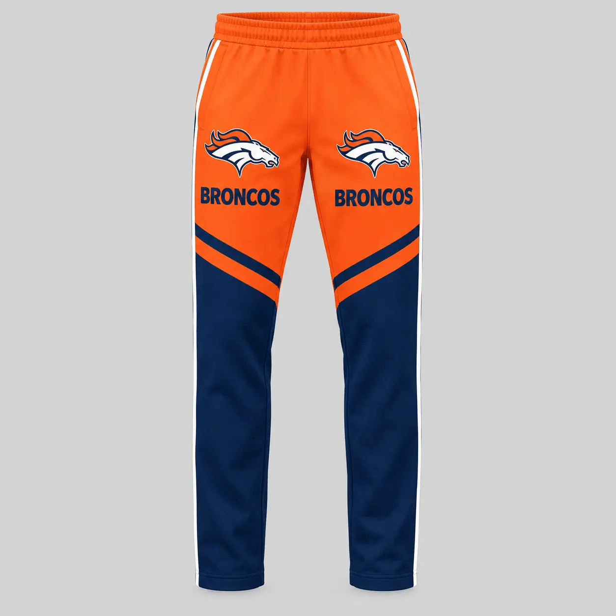 Denver Broncos | NFL Color Block Track Jacket Jogger Set TD - Image 3