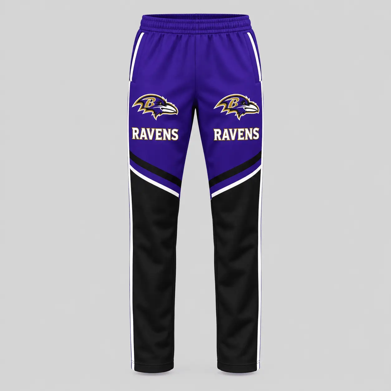 Baltimore Ravens | NFL Color Block Track Jacket Jogger Set TD - Image 3