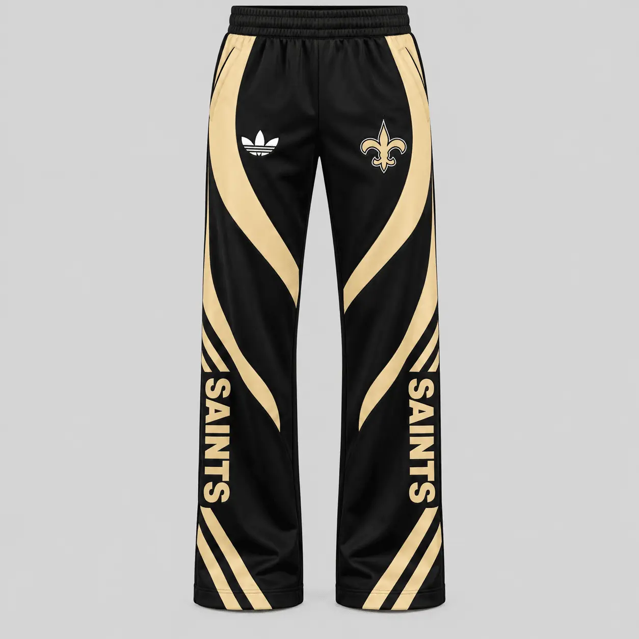 New Orleans Saints | NFL Curved Stripe Quarter Zip Set TD - Image 3