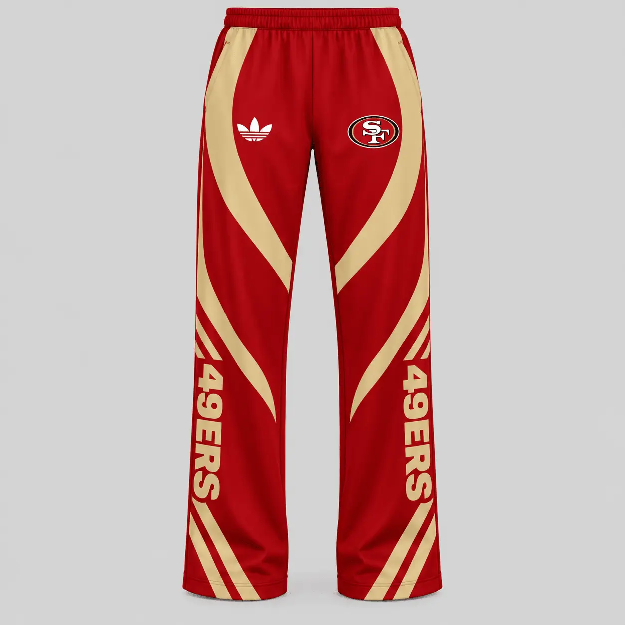 San Francisco 49ers | NFL Curved Stripe Quarter Zip Set TD - Image 3