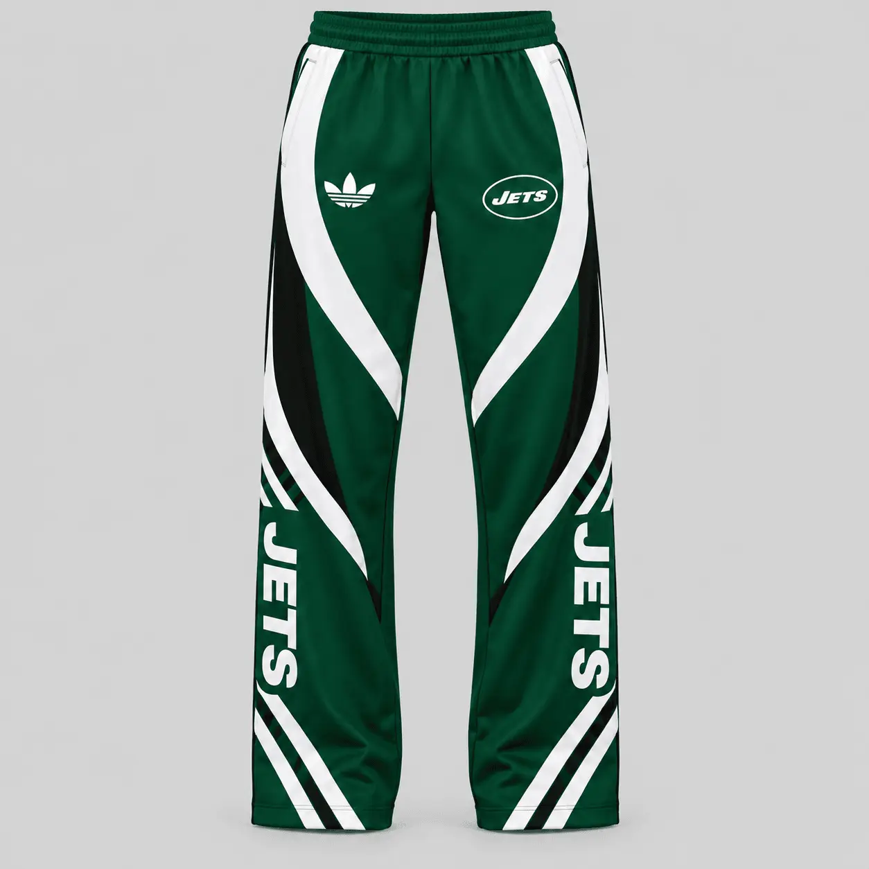 New York Jets | NFL Curved Stripe Quarter Zip Set TD - Image 3