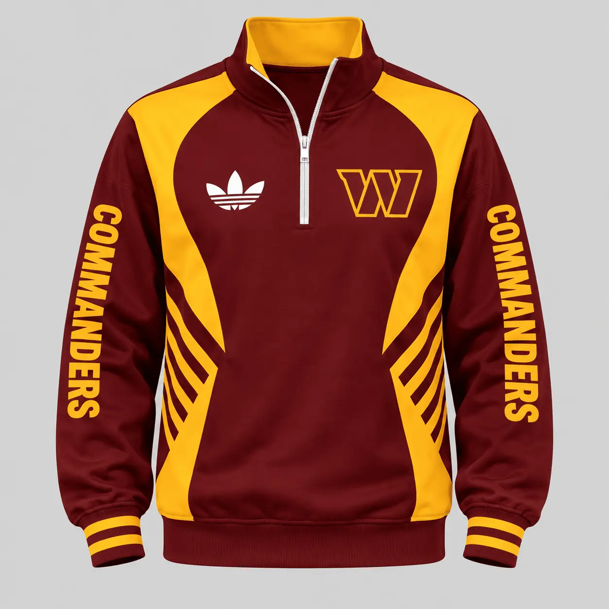 Washington Commanders | NFL Curved Stripe Quarter Zip Set TD - Image 2