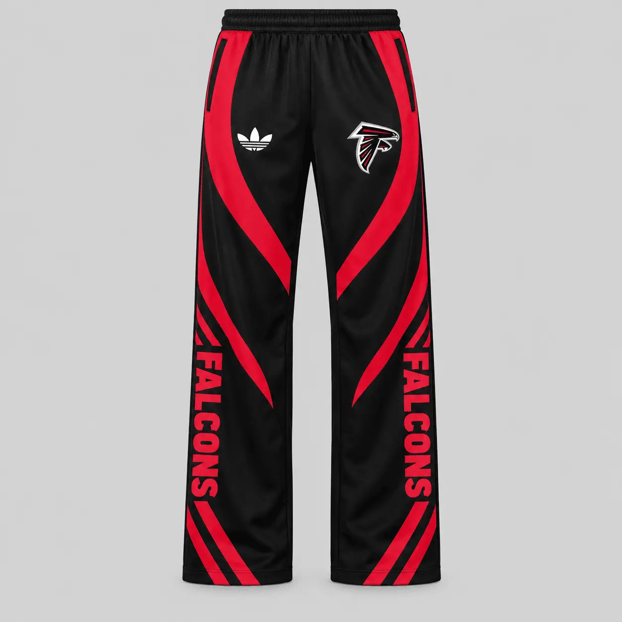 Atlanta Falcons | NFL Curved Stripe Quarter Zip Set TD - Image 3