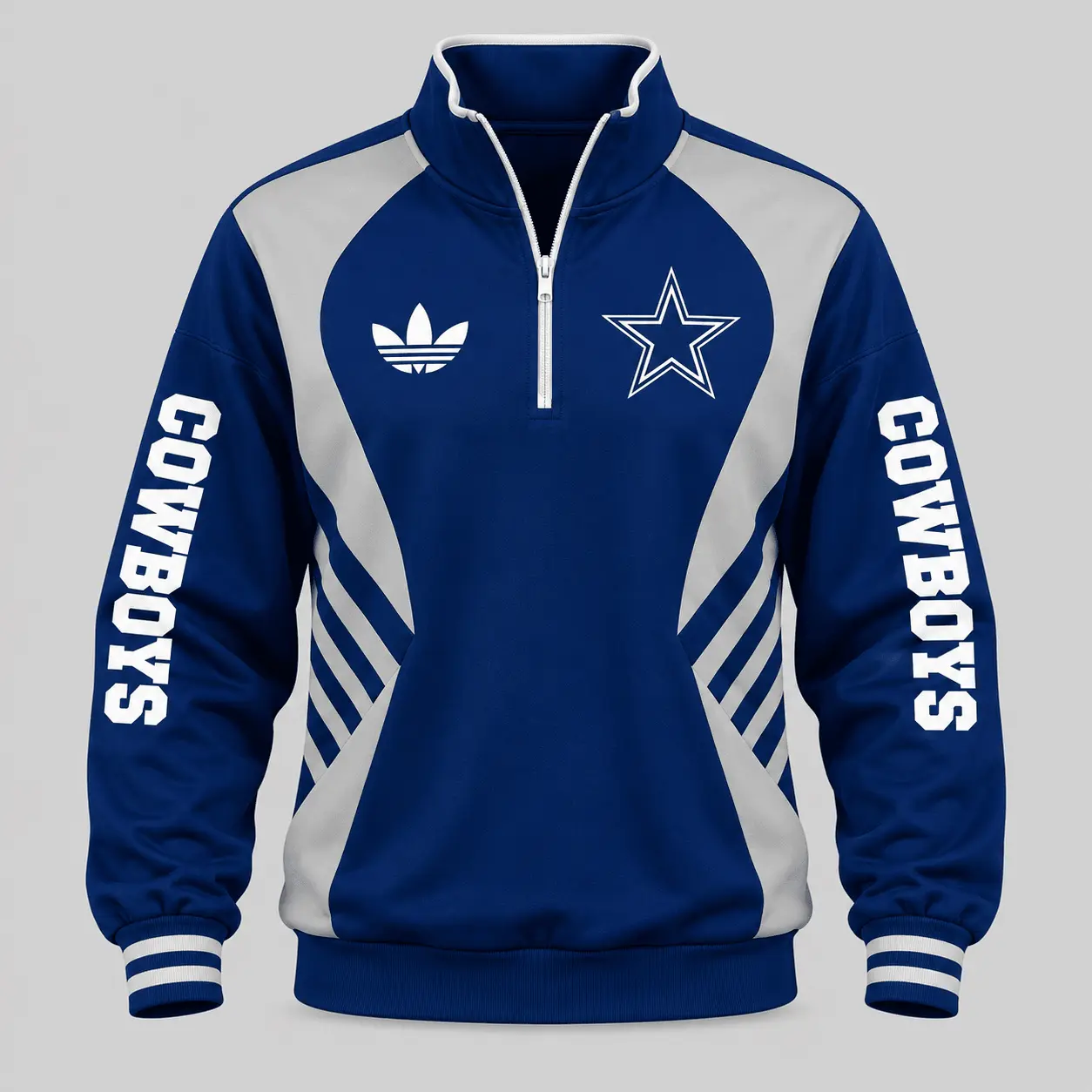 Dallas Cowboys | NFL Curved Stripe Quarter Zip Set TD - Image 2