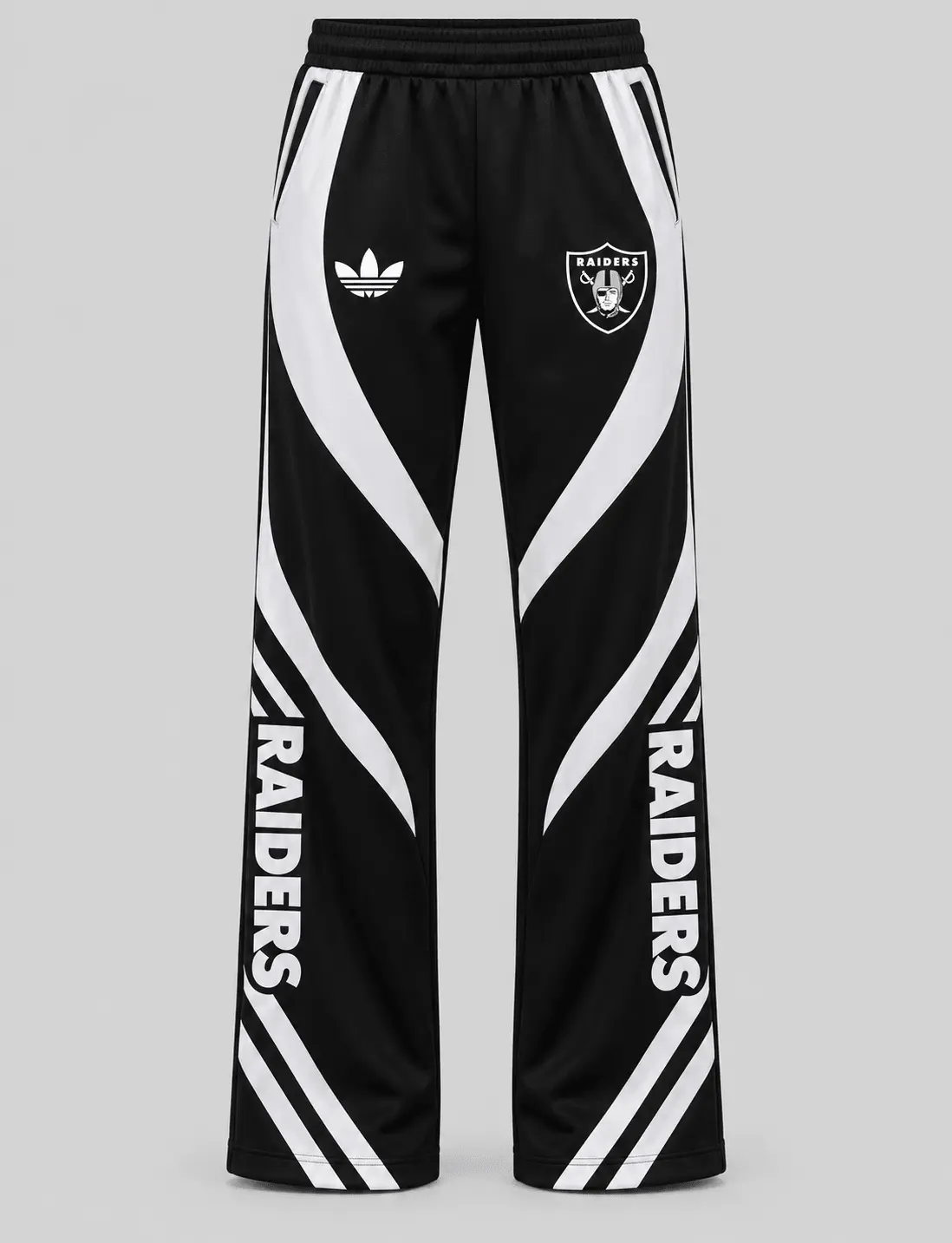 Las Vegas Raiders | NFL Curved Stripe Quarter Zip Set TD - Image 3