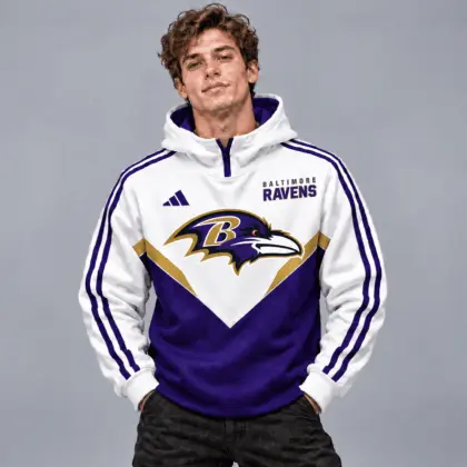 Baltimore Ravens | Premium NFL Luxe Velocity Colorblock Hoodie Mask NTH1