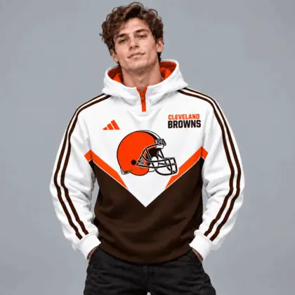 Cleveland Browns | Premium NFL Luxe Velocity Colorblock Hoodie Mask NTH1