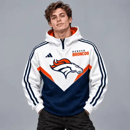Denver Broncos | Premium NFL Luxe Velocity Colorblock Hoodie Mask NTH1