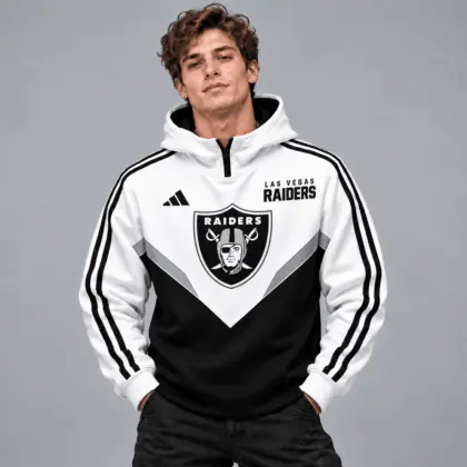 Las Vegas Raiders | Premium NFL Luxe Velocity Colorblock Hoodie Mask NTH1