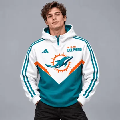 Miami Dolphins | Premium NFL Luxe Velocity Colorblock Hoodie Mask NTH1