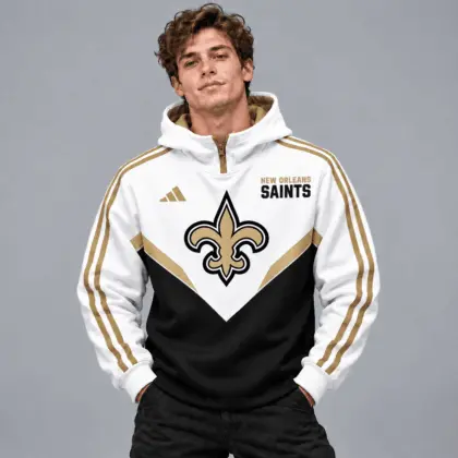 New Orleans Saints | Premium NFL Luxe Velocity Colorblock Hoodie Mask NTH1