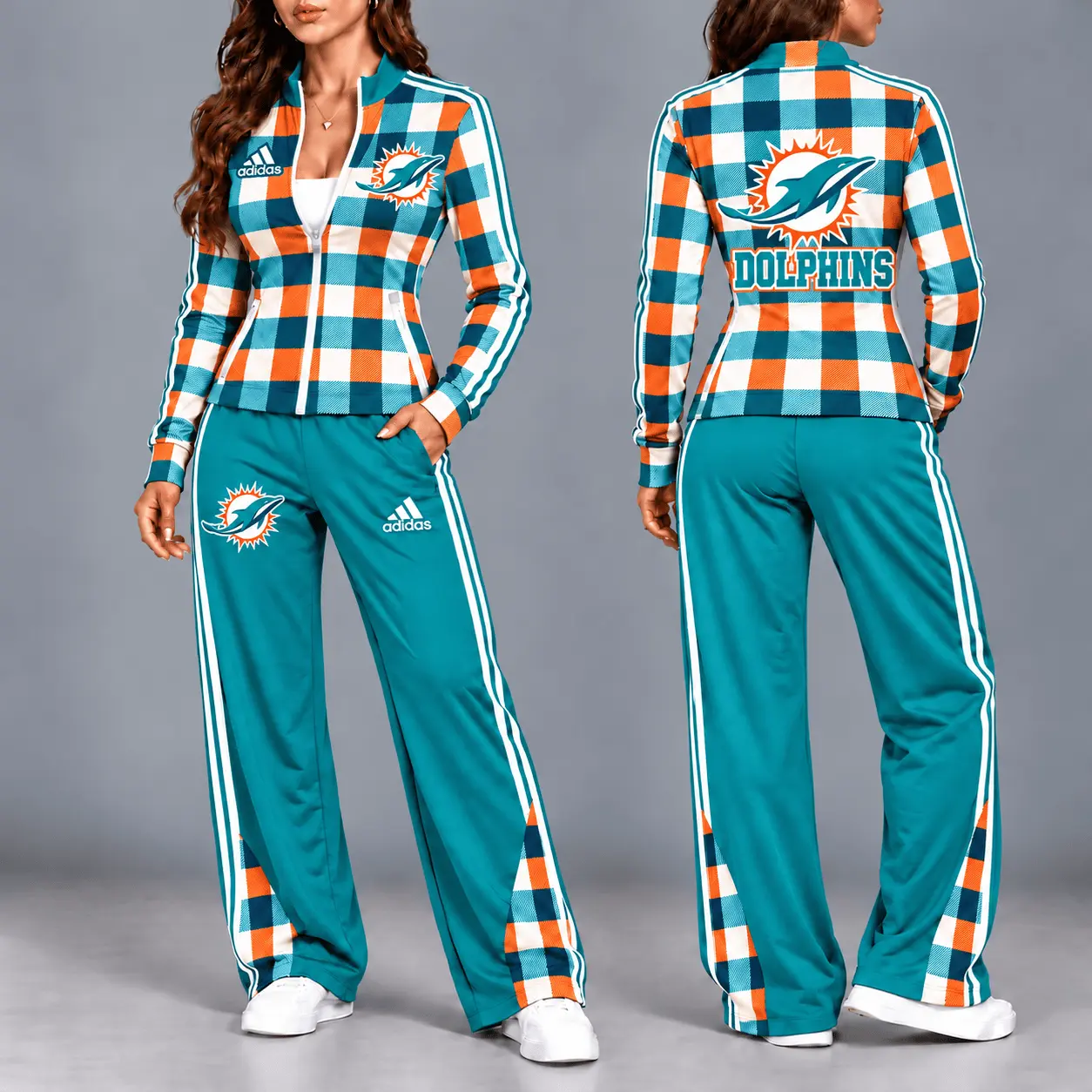 Miami Dolphins | Premium Premium NFL Divine Elegance Retro Tracksuit NTH1