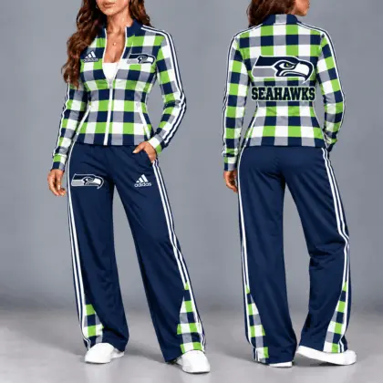 Seattle Seahawks | Premium Premium NFL Divine Elegance Retro Tracksuit NTH1
