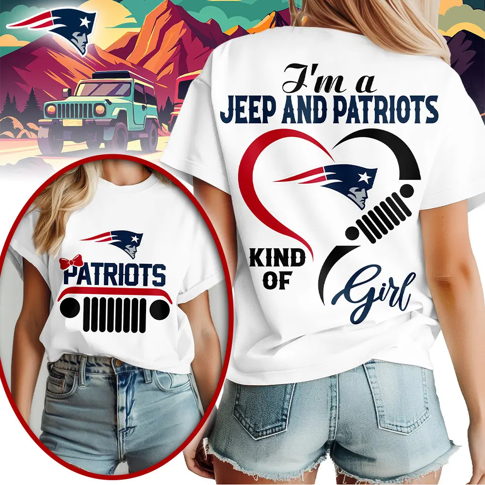 New England Patriots | Premium NFL Jeep Girl Women's Shirt TD