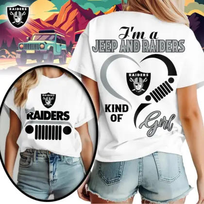 Las Vegas Raiders | Premium NFL Jeep Girl Women's Shirt TD