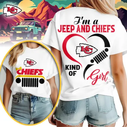 Kansas City Chiefs | Premium NFL Jeep Girl Women's Shirt TD