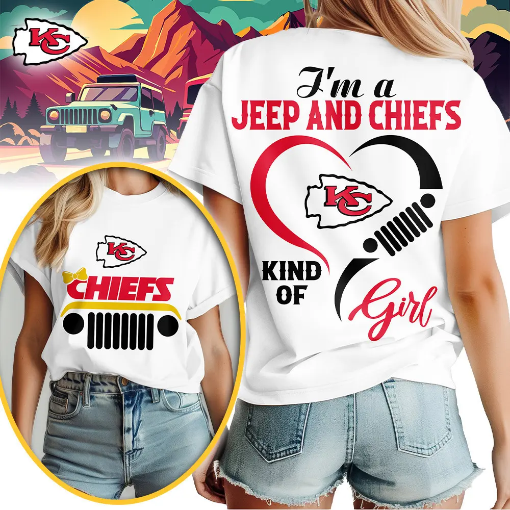 Kansas City Chiefs | Premium NFL Jeep Girl Women's Shirt TD