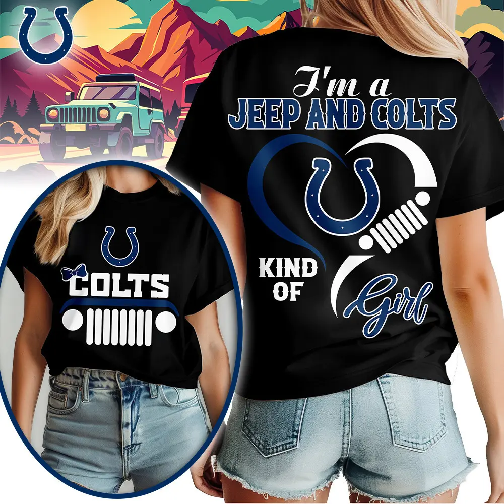 Indianapolis Colts | Premium NFL Jeep Girl Women's Shirt TD - Image 2