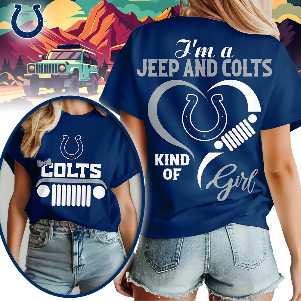 Indianapolis Colts | Premium NFL Jeep Girl Women's Shirt TD - Image 3
