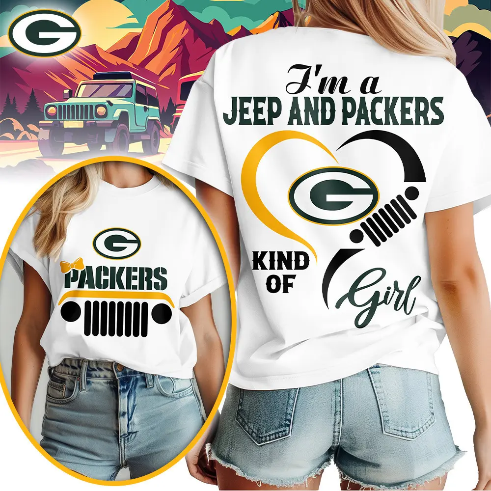 Green Bay Packers | Premium NFL Jeep Girl Women's Shirt TD