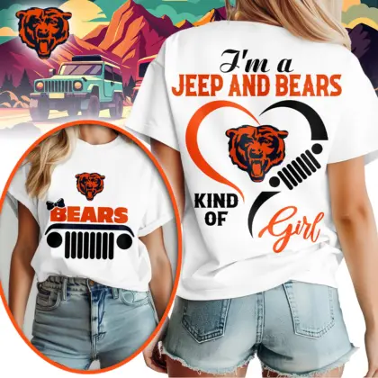 Chicago Bears | Premium NFL Jeep Girl Women's Shirt TD